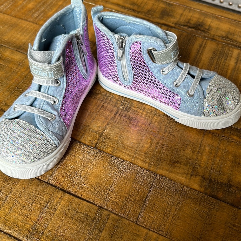 Toddler size 9 frozen high tops
